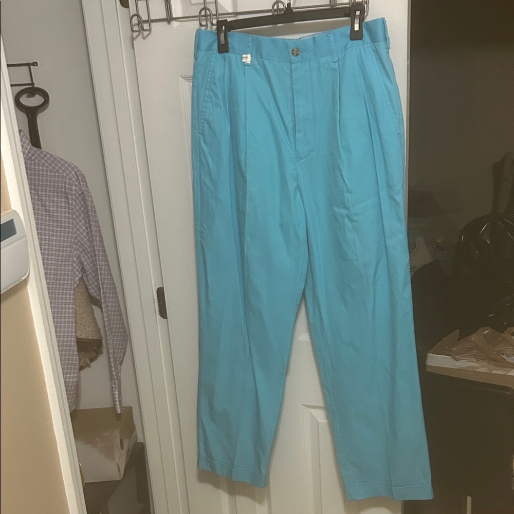 Alan Flusser Light Blue Chinos
